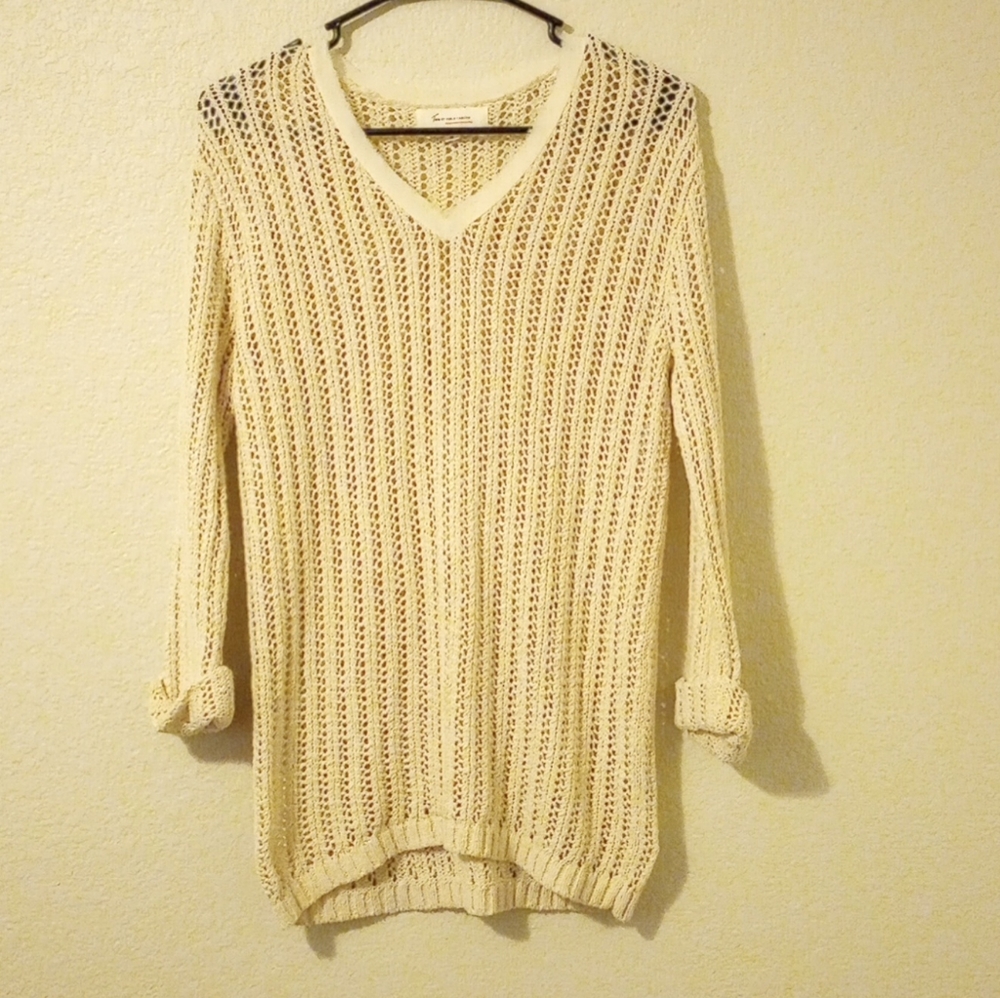 Turo by Vince camuto xs open knit sweater